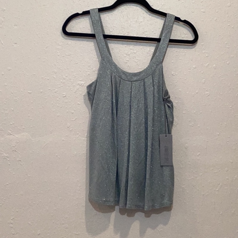 JLo Elegant Silver Women's Top